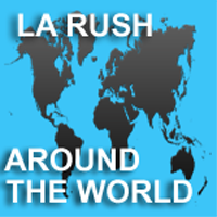 LA Rush "Around the world" Album cover